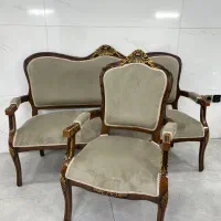 مبل المانی ۳گل پارچه خارجی|مبلمان خانگی و میز عسلی|تهران, میدان میوه و تره‌بار مرکزی|دیوار