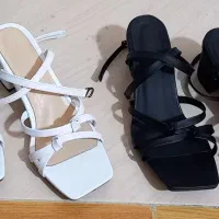 صندل مجلسی مشکی و سفید