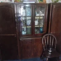 دوعدراورچوبی وکمد سه تکه قدیمی|جاکفشی، کمد، دراور|فردیس, سرحد آباد|دیوار