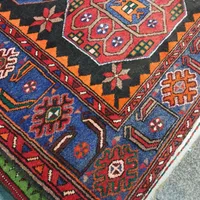 دوجفت ۳متری دستبافت زنجان رنگ گیاهی|فرش|دورود, |دیوار