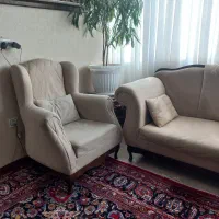 مبل نیم ست راحتی|مبلمان خانگی و میز عسلی|مشهد, راه آهن|دیوار