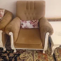 مبل راحتی ۷ نفره سالم|مبلمان خانگی و میز عسلی|قم, بنیاد|دیوار