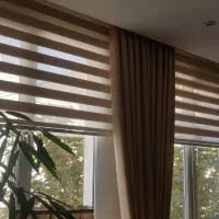 ۲ عدد پرده زبرا ترک|پرده، رانر، رومیزی|تهران, قیطریه|دیوار