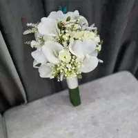 دسته گل عروس سارینا|گل مصنوعی|زاهدان, |دیوار