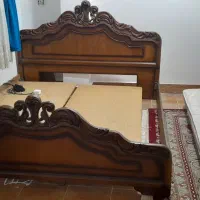 تخت دو نفره وتخت بچه با تشک