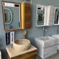 روشویی کابینتی طرح چوب|لوازم سرویس بهداشتی|اصفهان, مصلی|دیوار