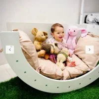 راکر گهواره چوبی کودک آرکو پیکلر سیسمونی تخت نوزاد