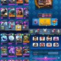 اکانت کلش رویال خدا دارای ۷ اوو