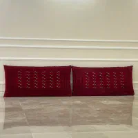 یک جفت پشتی دست بافت اصلی با قدمت ۴۰ سال نو نو