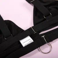 ست هارنسی همراه با گردنبند چوکر دو رنگ مشکی و قرمز|لباس|اهواز, نادری|دیوار