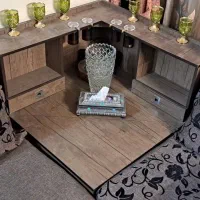 مبل ۷ نفره بدنه ام دی اف با روکش چرمی|مبلمان خانگی و میز عسلی|شاهینشهر, فیض|دیوار