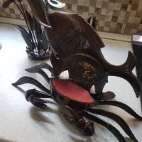 رومیزی چوب ابنوس  ساخت فیلیپین ۶۰ ساله|کلکسیون اشیاء عتیقه|تهران, قیطریه|دیوار