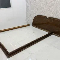 چهارچوب تخت با چوب درجه یک راش رنگ خورده