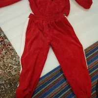 هودی شلوار مخمل تو کرکی دخترونه نو سایز ۵|لباس|خرمدره, |دیوار