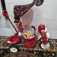 سه چرخه گهواره روروئک|اسباب و اثاث بچه|شیراز, شهرک کوشکک|دیوار