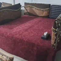 تخت چوبی واهنی وصندلی چوبی واهنی|صندلی و نیمکت|نور, |دیوار