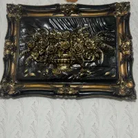 تابلو ورق طلا برجسته