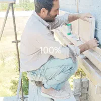 نما‌کار نمارومی کلاسیک ترکیبی سنگ و آجرو کاشی کاری