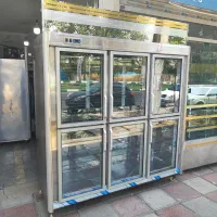 فروش تعدادی یخچال ایستاد ویترینی مکعبی فریزرصندوقی