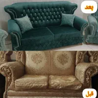 تعمیر مبل ( رنگ چوب ، تعویض پارچه )|خدمات پیشه و مهارت|یزد, |دیوار