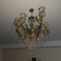 لوستر ۶ شاخه برنز سنگین طرح فرشته سالم