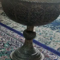 کاسهپایهدارنقرهمیناتوریاعلا|کلکسیون اشیاء عتیقه|گرگان, |دیوار