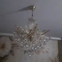 لوستر برنز اصل با کریستال های اتریشی|لوستر و چراغ آویز|کرج, حصارک بالا|دیوار