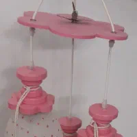 لوستر دخترانه همراه با دیوار کوب|لوستر و چراغ آویز|قم, انسجام|دیوار