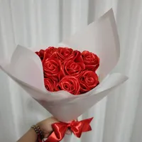 گل های روبانی|گل مصنوعی|ساری, |دیوار