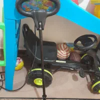 چهار چرخ سرسره و چند بازی فکری و مکعب هوش. تاب|اسباب و اثاث بچه|کرج, خرمدشت|دیوار