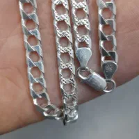 گردنبند نقره ۹۲۵ایتالیا نو نو کارتیه مکعبی دورو