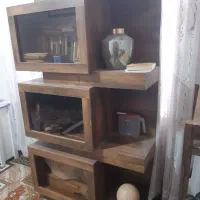 بوفه کمد تمام ام دی اف طرح چوب بسیار محکم وکاربردی