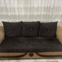 مبل و جلو مبلی به همراه عسلی|مبلمان خانگی و میز عسلی|رشت, رشتیان|دیوار