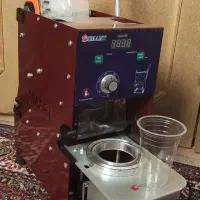 دستگاه پک و سیل کن لیوان به همراه رول سلفون نو نو|کافی‌شاپ و رستوران|شیراز, گلکوب|دیوار