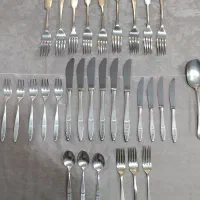 سرویس قاشق،چنگال وچاقو عتیقه با روکش نقره عیار 90|کلکسیون اشیاء عتیقه|تهران, شمشیری|دیوار