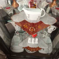 ظروف  پذیرای چینی  ۹۶ پارچه مارک پارمیس مدل عروس