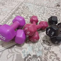 دمبل ۳ کیلویی ۴کیلویی و ۵کیلویی با قیمت ۲ ملیون