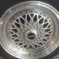 رینگ BBS 16 با لاستیک|قطعات یدکی و لوازم جانبی|لامرد, |دیوار