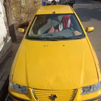 تاکسی درون شهری کرج سمند ای اف سون دوگانه شرکتی