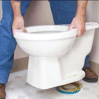 نصب توالت فرنگی تعمیرتوالت فرنگی درآوردن اشیاء