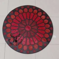 قالیچه گرد 90 × 90|فرش|شیراز, سینما سعدی|دیوار