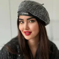 کلاه برت (کلاه کج)نگین دار