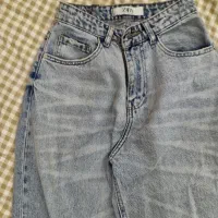 شلوار فول بگ جین طوسی|لباس|شیراز, تلخ داش|دیوار