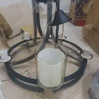 حباب دو گلس لوستر