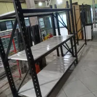 قفسه راک  مشکی سفید تحمل وزن بالا جدید و بروز