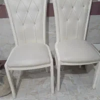 صندلی چرم سفید