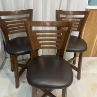 صندلی آشپزخانه اپن سه عدد کاملا سالم