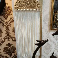 دیوارکوب حصیری مکرومه