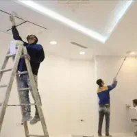 نقاشی،کاغذدیواری،نصب قرنیز و لمینت و کفپوش