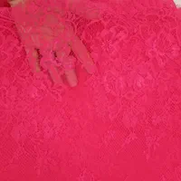 یک قواره پارچه دانتل فرانسوی فرانسه سرخابی باکیفیت|لباس|تهران, شهرک دانشگاه|دیوار